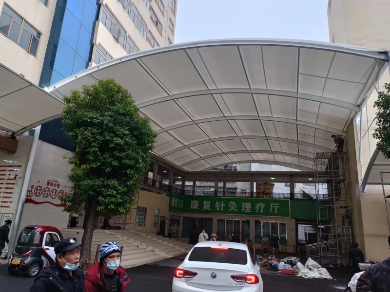 2026普陀区推拉棚膜结构一体化厂家，厂区、园区停车棚工程承接